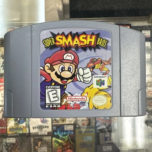 SUPER SMASH BROS N64 Nintendo 64 Authentic Original Tested Cleaned
