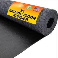  Garage floor anti-slip mat, dimensions: 216 inches × 30 inches, (charcoal gray)