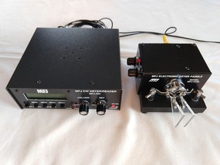 MFJ 464 KeyReader 422C Pacesetter Keyer Pixie Transceivers RigExpert Antenna