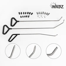 25Pcs WHDZ Dent Tools – Puller Rods, Push Hail Repair Tips Paintless Repair Kits