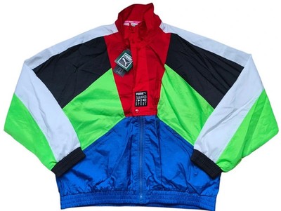 Puma Tailored For Sport Track Jacket Mens Zip Up Colourblock Größe. S
