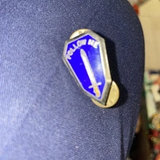 US Army Infantry School USAMM DUI Distinctive Uniform Insignia Collar