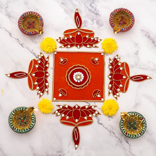 Earthen Diya Clay Terracotta Diwali Tealight Holder for Pooja Deepak Decorati... - Picture 2 of 9