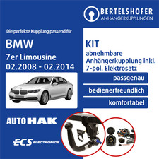 F�r BMW 7er Limousine Typ F01/ F02 02.2008-02.2014 AHK abn +7pol spez E-Satz TOP