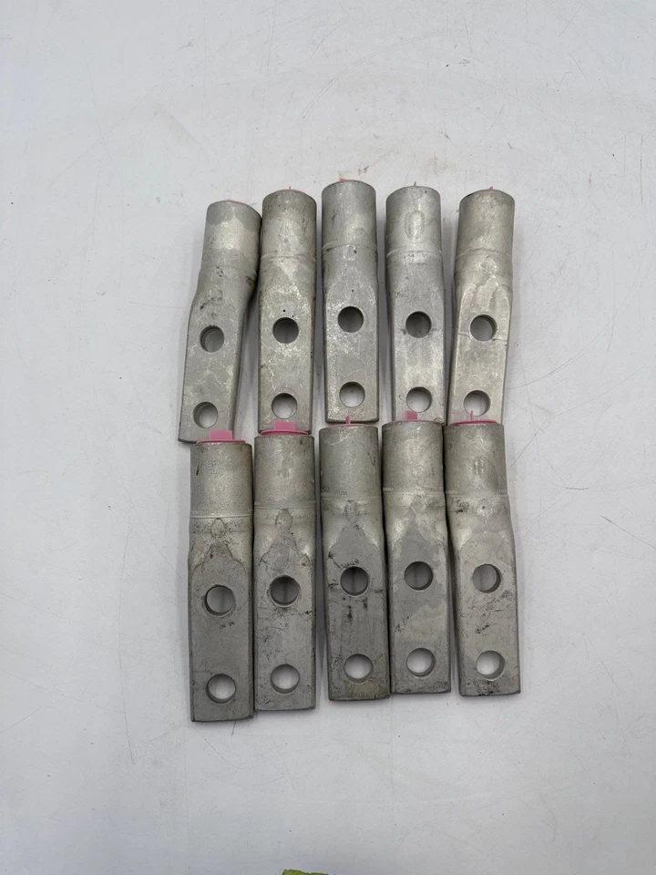 10PC Burndy YA34A3N131T12E Compression Lug 500kcmil 2 Hole 4/0-500 AL9CU - Image 4 of 4