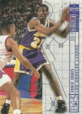 Eddie Jones 1994-95 Collector's Choice Silver Signature #384 Los Angeles Lakers