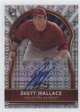 2011 Topps Finest X-Fractor Rookie Auto 183/299 Brett Wallace #69 Auto 0t3