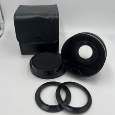Wide Conversion Lens x0.6 Black Camera Lens Japan with Covers Box