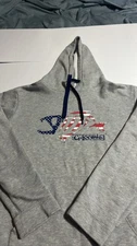 G. Loomis Gray Flag Fish Pullover Hoodie