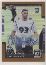 2017 Donruss Optic Rookies Bronze Auto Chris Wormley #143 Auto n1u