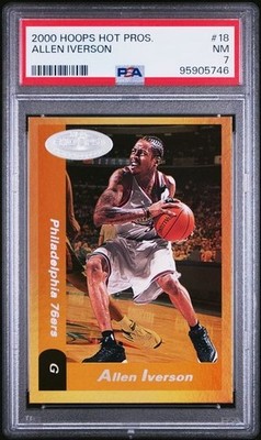 2000-01 NBA Hoops Hot Prospects - Allen Iverson #18 for sale