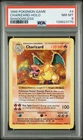 1999 POKEMON GAME SHADOWLESS #4 CHARIZARD-HOLO PSA 8
