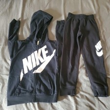 Nike Sweatsuit Black Boys Hoodie  Pants Size 7