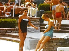 8mm Film 1958 Coney Island Pool Cincinnati 1950s Home Movie Ohio Italian Day