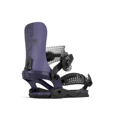 Rome Brass AW Snowboard Bindings Small (Women's US 6.5-8.5) Purple 2026