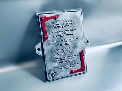 Sith Code Wall Plaque - Wall Mount Panel - Galaxy's Edge