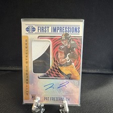 2021 Panini Illusions Pat Freiermuth RC Auto Patch Blue 40/75 First Impressions 