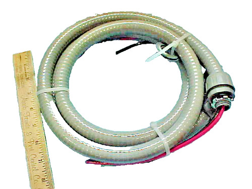 MR COOL MINI SPLIT UNUSEDT NON METALIC 6 FT X 1/2" #10 WIRE ELECTRICAL WHIP