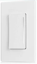 ELEGRP Dimmer Switch, Touch Dimmer Light Switch for LED Lights Matte White 1 Pc
