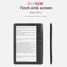 E Reader 7in Color TFT LCD 16:9 Screen HD 800x480 380MHz for EPUB PDF TXT