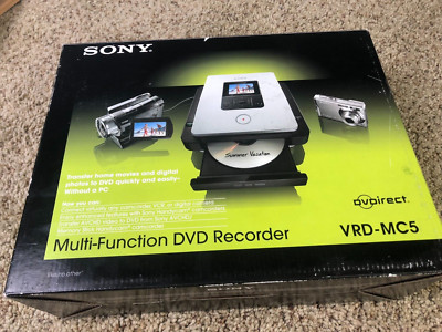 Sony VRD-MC5 DVD Recorder Burner Handycam Tape Transfer w/ orig box AV DV cables