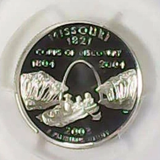 2003-S 25C State Quarter Missouri PCGS PR69 DCAM 90% Silver 22llll0625 - Image 3 of 4