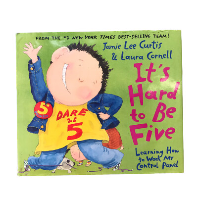 Signed Jamie Lee Curtis It's Hard to be Five HCDJ Book 1st/1st + Sketch Doodle
