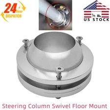 Billet Aluminum Swivel Floor Mount Steering Column For BBC SBC 350 2"Columns