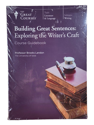 The Great Courses Building Great Sentences DVD 4-Disc Set with Book New Sealed