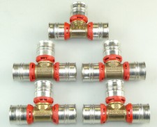 5 x CONEL ALPEX DUO T-STÜCK 20 MM x 20 MM x 20 MM ABZWEIG FITTING VERBUNDROHR