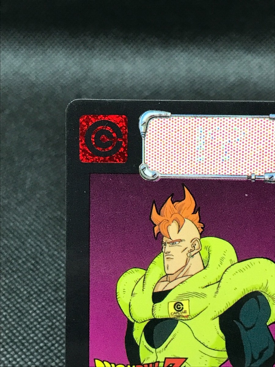 Android 16 Dragon Ball Z CARDDASS TCG Card BANDAI Japan Vintage F