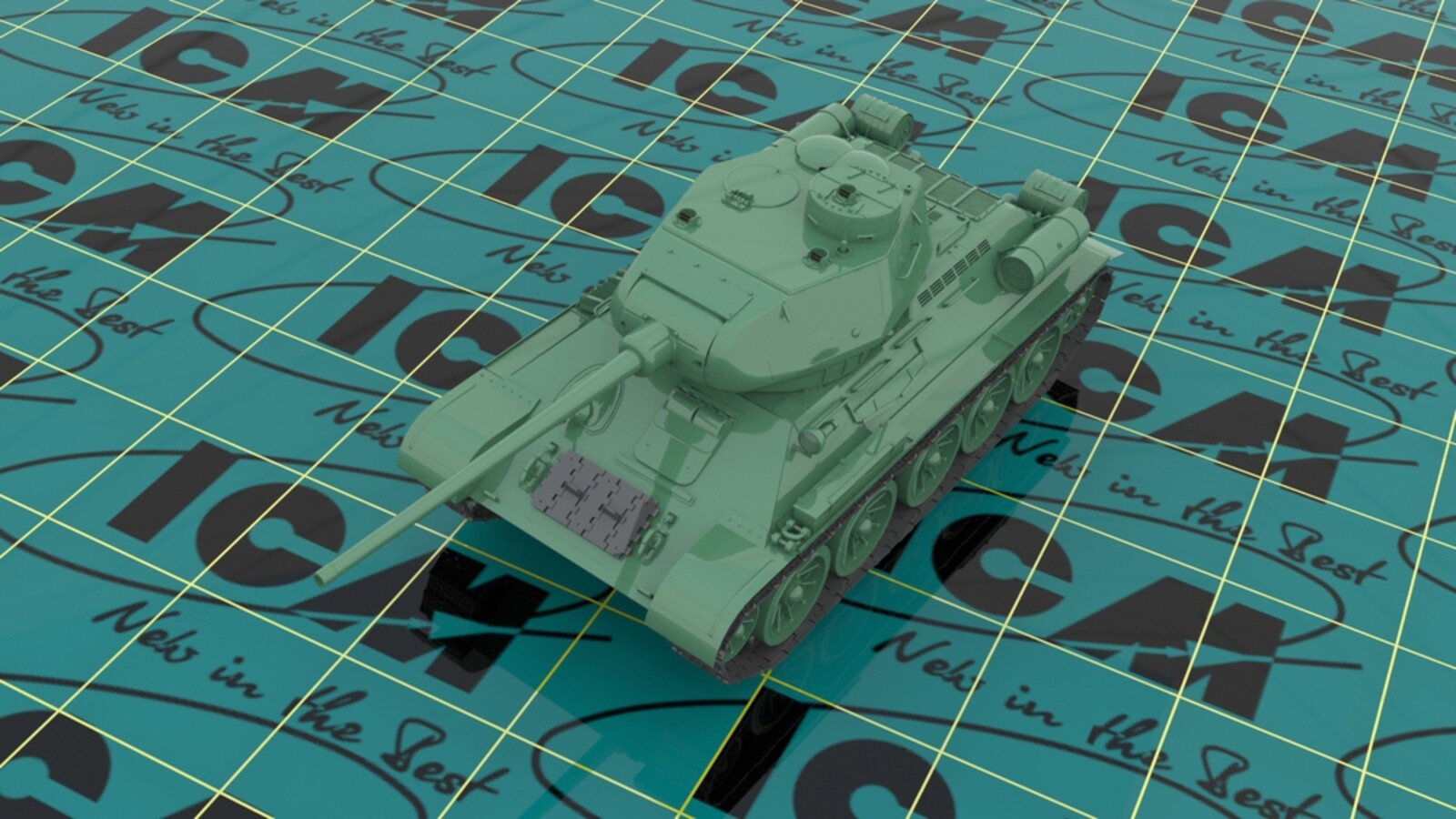 ICM 35367 1:35 Т-34-85, WWII Soviet Medium Tank