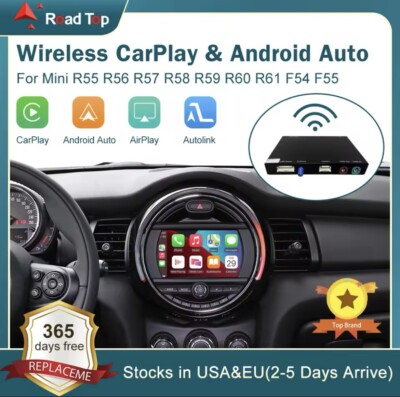 Wireless Carplay und Android Auto Box für Mini F56 F55 F54 EVO 6 2920-2023