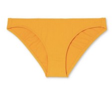 Xhilaration Bikini Bottom Women s XS Orange Ribbed Cheeky Swim New