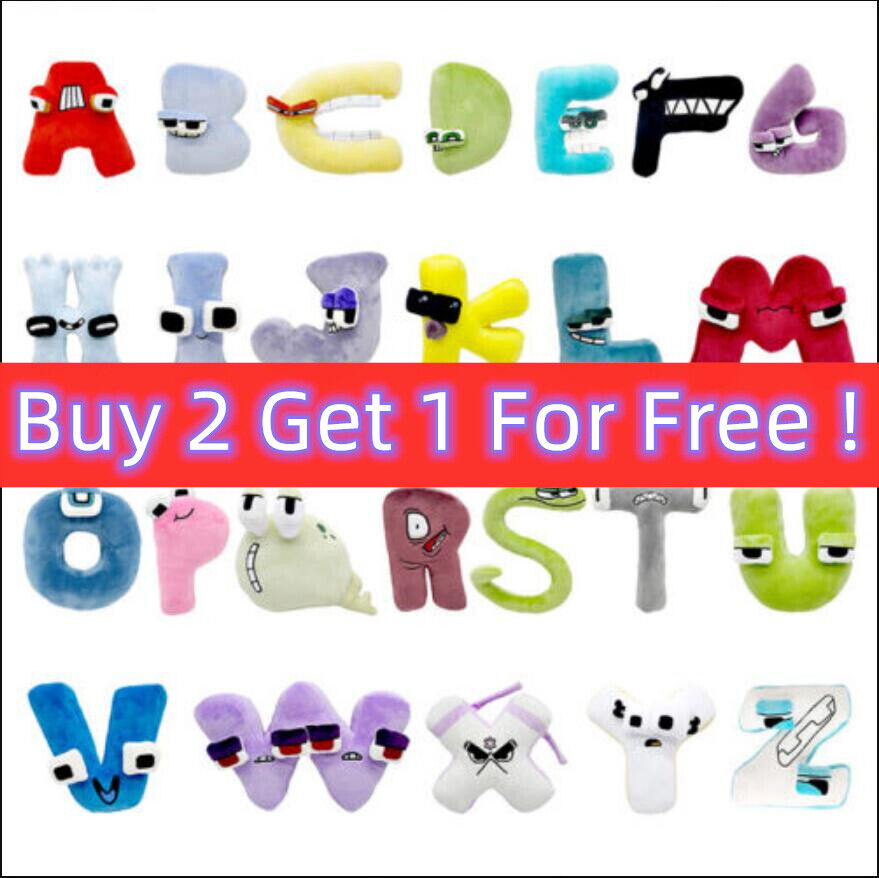 Alphabet Lore Plush Toys Alphabet Lore Plushies Alphabet Lore Stuffed  Figure Dolls Funny Plush Toy for Fans Gift (P) 