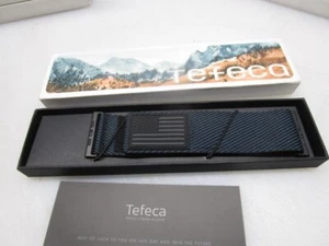 Fortitude de Tefeca Series USA Drapeau ONYX Bande pour Apple Watch SIZE LG 49/45/44/42mm