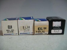 4 - Various ELH Projector Lamps 300W 120V In Boxes 102