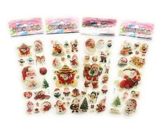 4 Different Sheets, 3D Puffy Stickers, Children Stickers Kids Gift