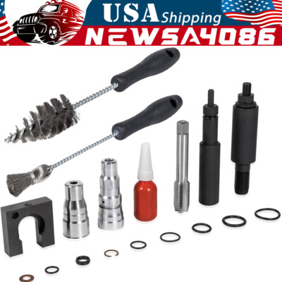 #ad For Ford 6.0L Powerstroke Engine Head Repair Kit Fuel Injector Sleeve Cup Puller $242.21