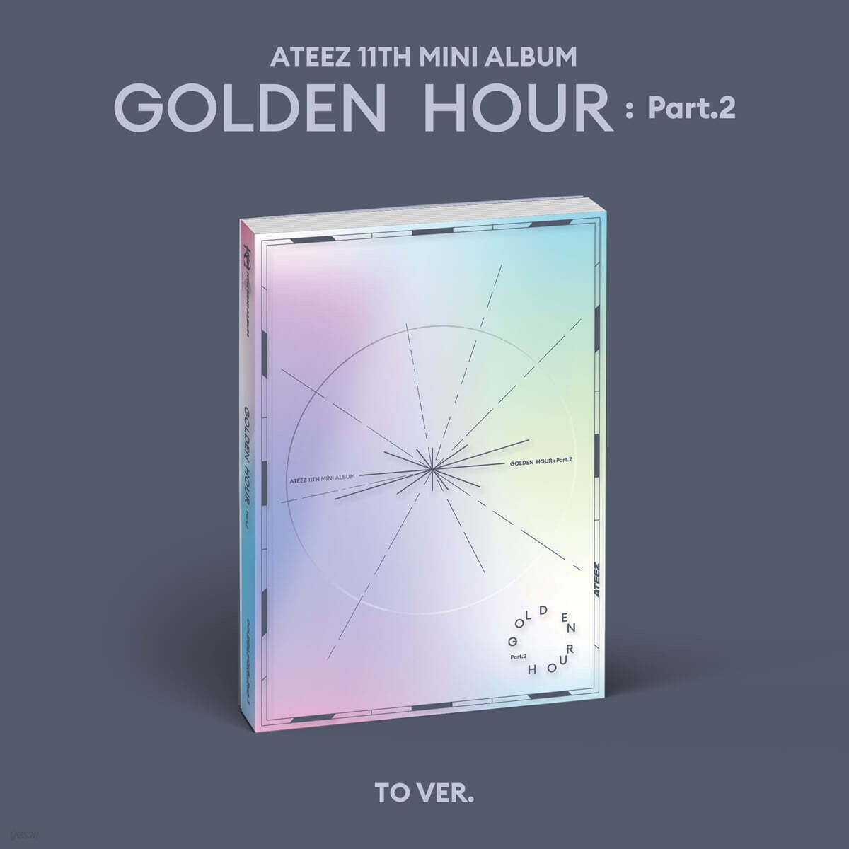 ATEEZ 11th Mini Album GOLDEN HOUR : Part.2 TO Ver. CD+P.Book+P