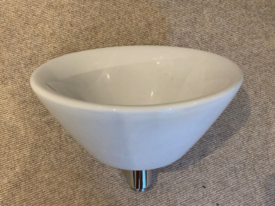 Duravit Starck 1 Aufsatzbecken ohne Hahnloch mit Überlauf Ø 33 cm - gebraucht -