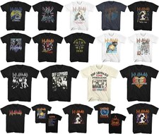 Pre-Sell Def Leppard Rock Music Licensed T-shirt