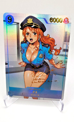 One Piece Card Nami Fullart Holo Waifu TCG