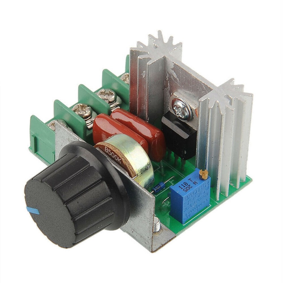 2000W 220V AC SCR Electric Voltage Regulator Motor Speed Control ...