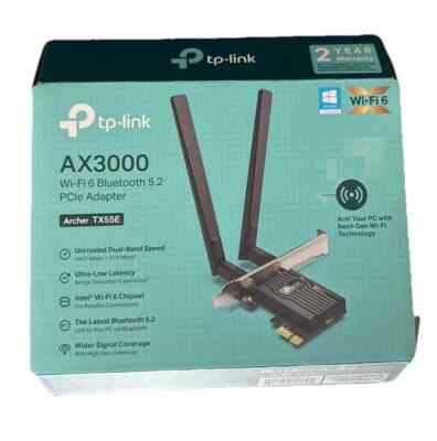 TP-Link Archer TX55E  TX20E AX3000 Wifi 6 Bluetooth 5.2 Dual Band - free ship