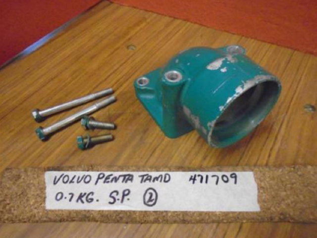 volvo penta heat exchanger connection pipe 471709 | ebay