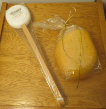 Paradiso 688 Lotion Applicator Sealed in Package and Bath Sponge Sealed