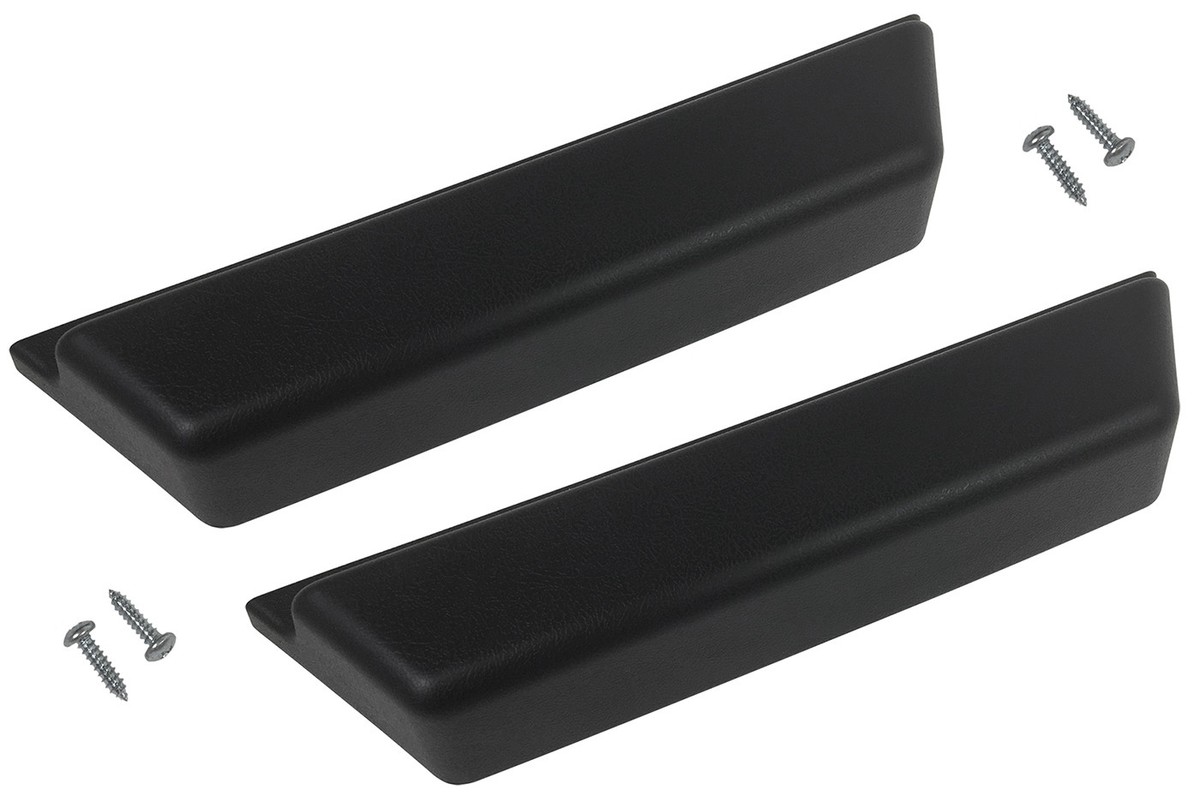 Mopar E Body 70-74 Challenger Front Arm Rest Pad Set With Screws BLACK - Foto 8