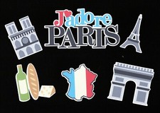 Paris Die Cuts - France Die Cuts Printed Paris Die cuts, Printed France Die Cut