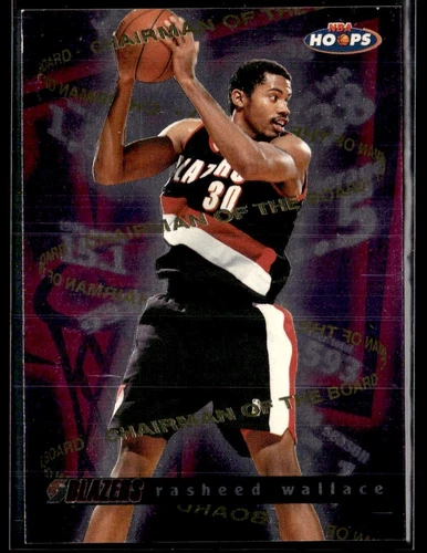 1997 Hoops Basketball Rasheed Wallace #CB7